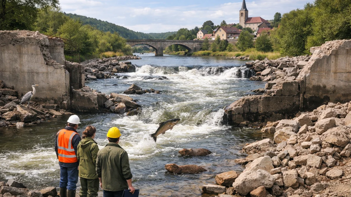 Dam Removals Restore River Wildlife Movement in Europe