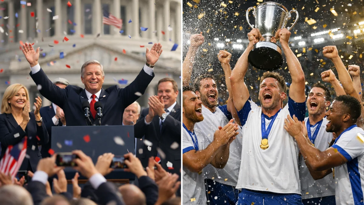 Celebrations Mark Major Sporting and Political Events