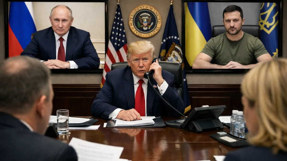 Trump Speaks with Putin and Zelenskyy Amid Ongoing Ukraine Conflict