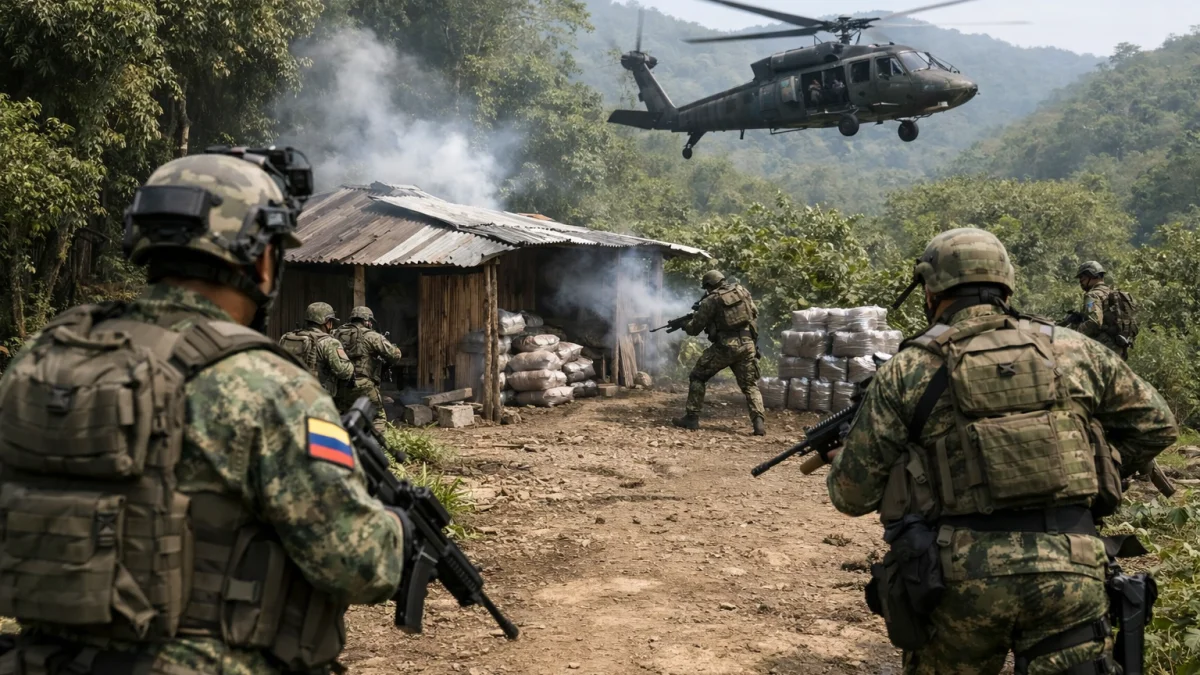 Colombia Continues Efforts Against Armed Groups in Drug War Regions