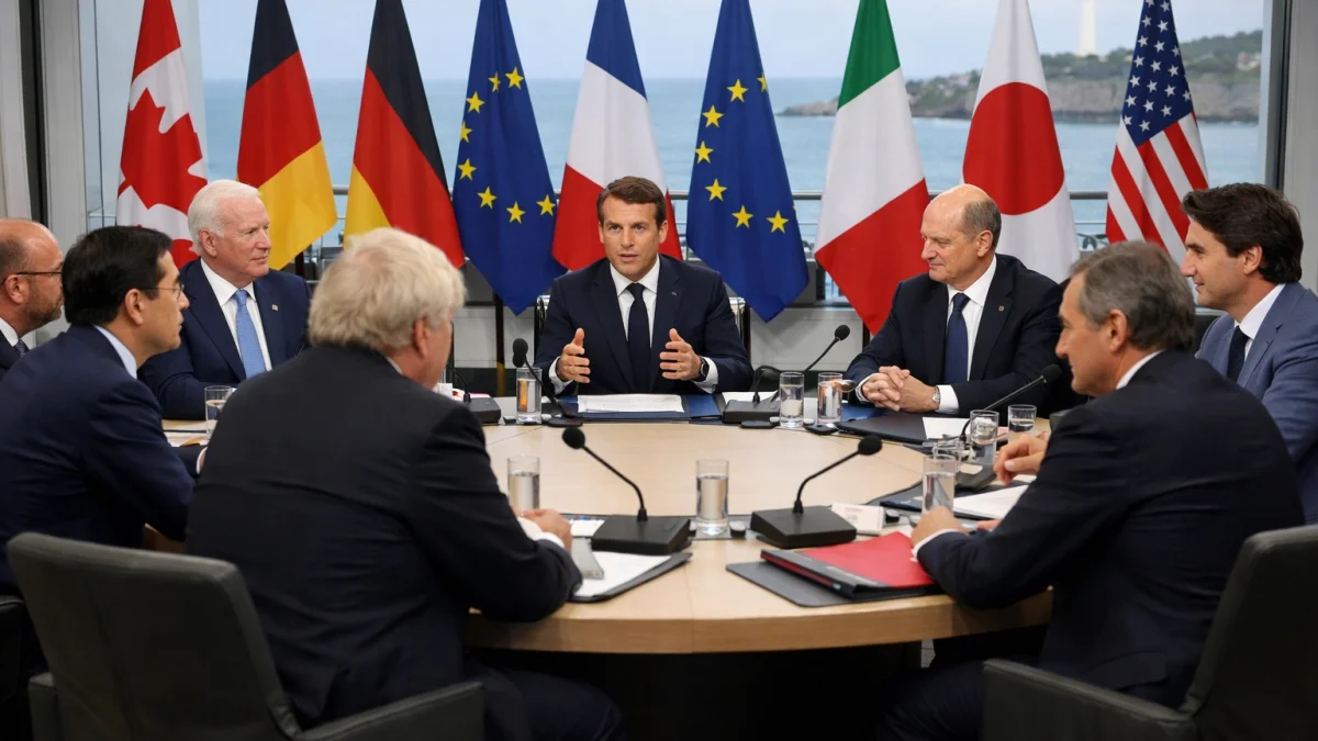 Macron Hosts G7 Leaders as France Prioritizes Multilateral Trade Cooperation