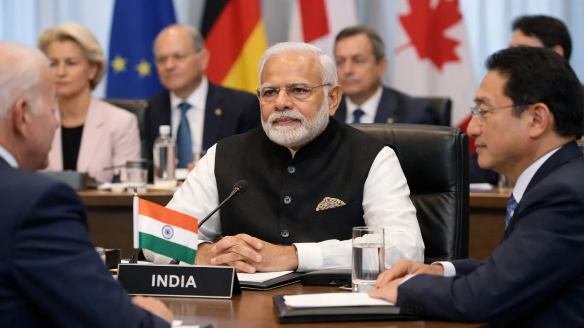 India Attends G7 Sessions as Invited Partner Amid China Tensions