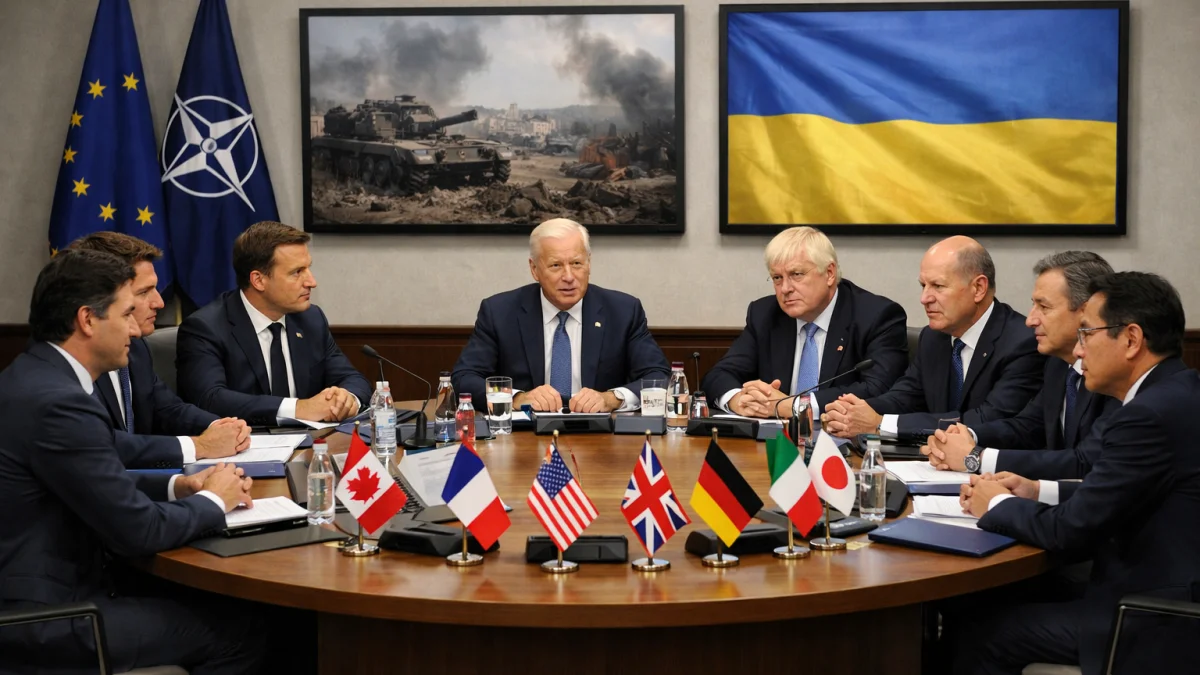G7 Leaders Commit to Increased Pressure on Russia Over Ukraine Conflict