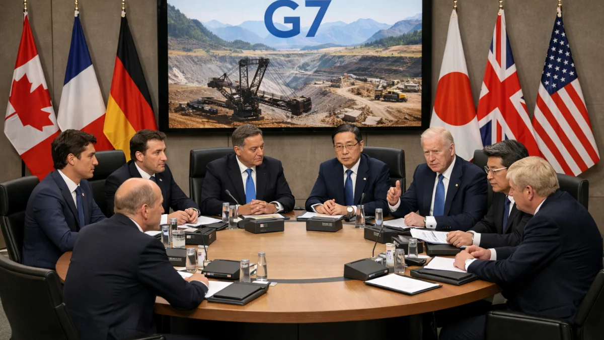 G7 Summit Addresses Reliance on China for Critical Minerals Supply