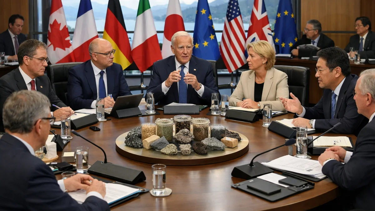 Critical Minerals Discussions Dominate G7 Economic Agenda