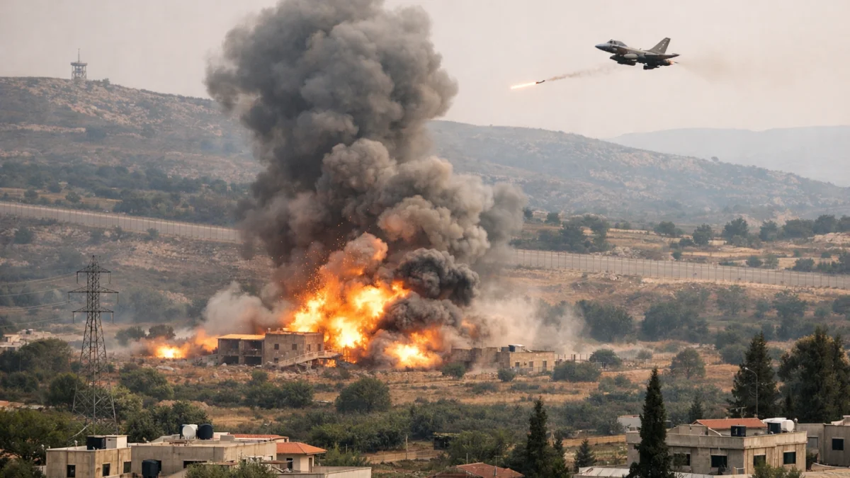Israel Conducts Fresh Airstrikes in Lebanon Amid Regional Tensions