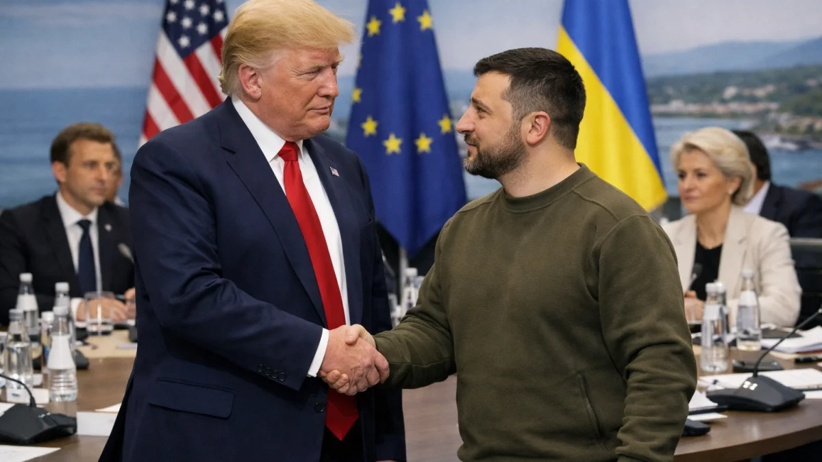Trump Meets Zelenskyy at G7 Summit on Ukraine Support