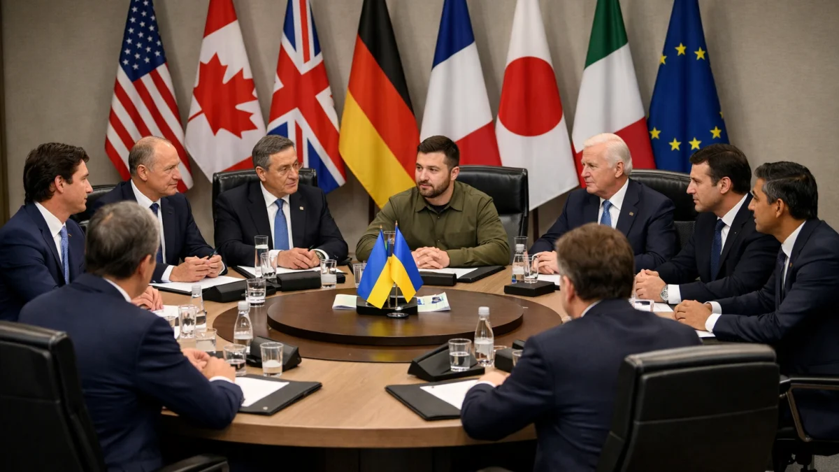 G7 Leaders Express Support for Ukraine Territorial Integrity