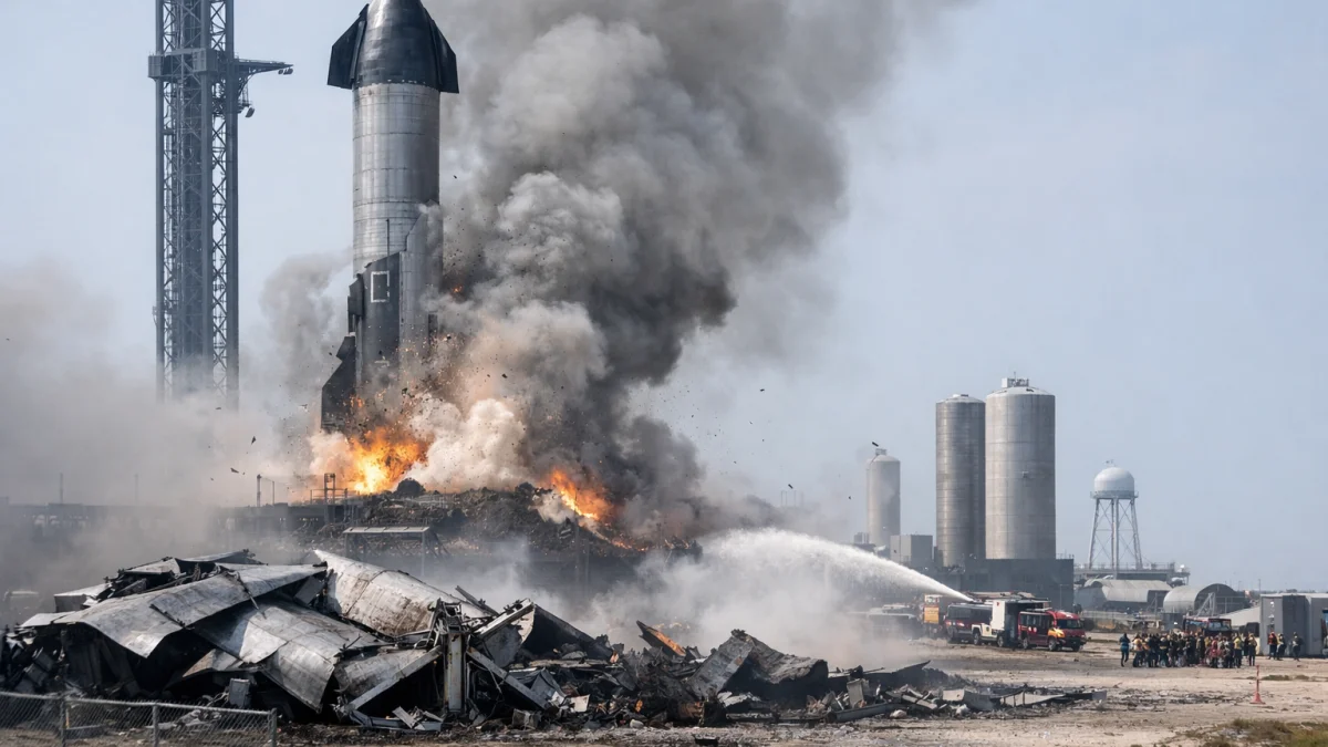SpaceX Shares Fall Following Starship Test Incident