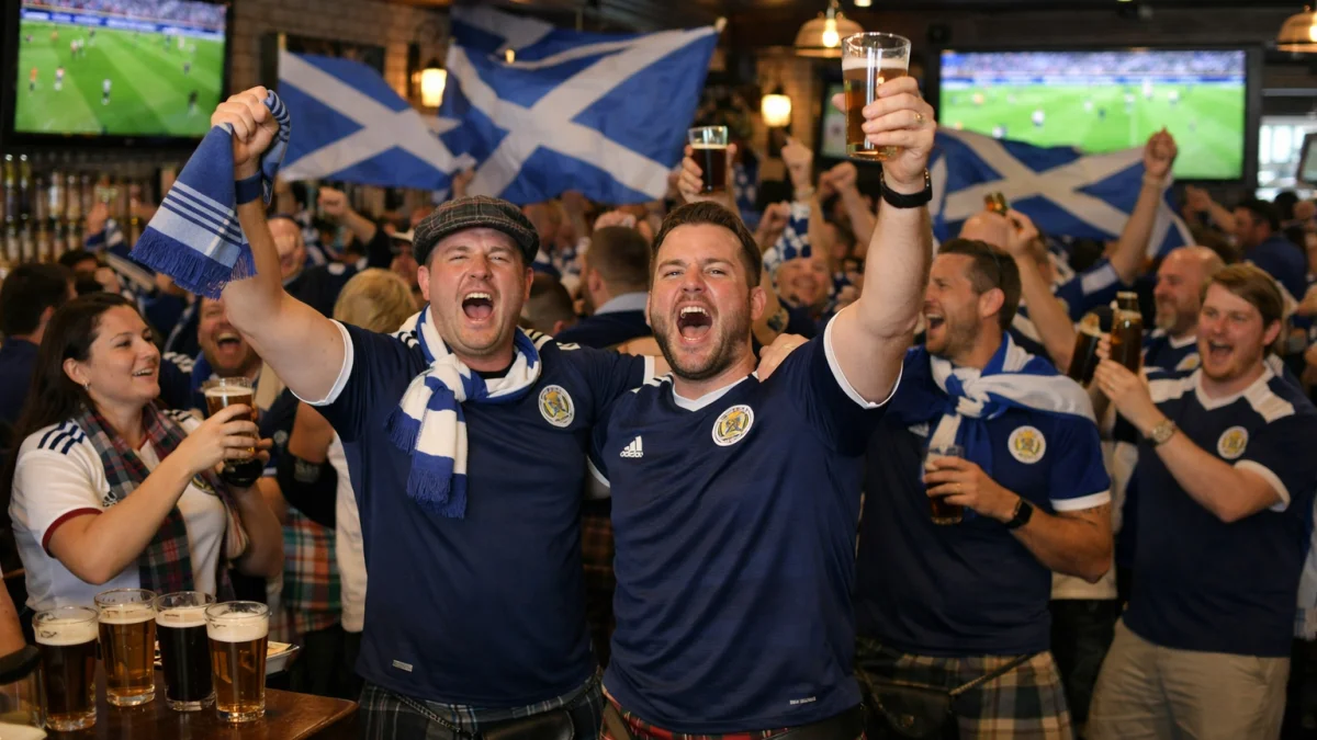 Scottish Soccer Fans Overwhelm Boston Bars During Event
