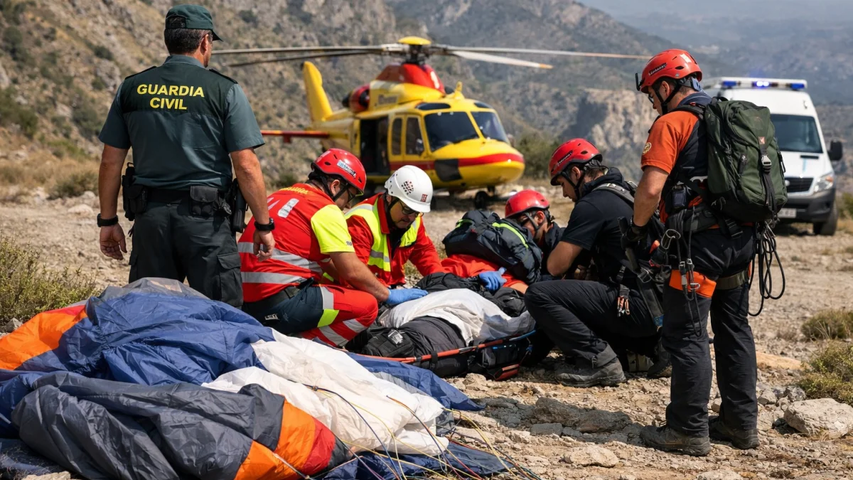 British Man Dies in Paragliding Accident in Spain