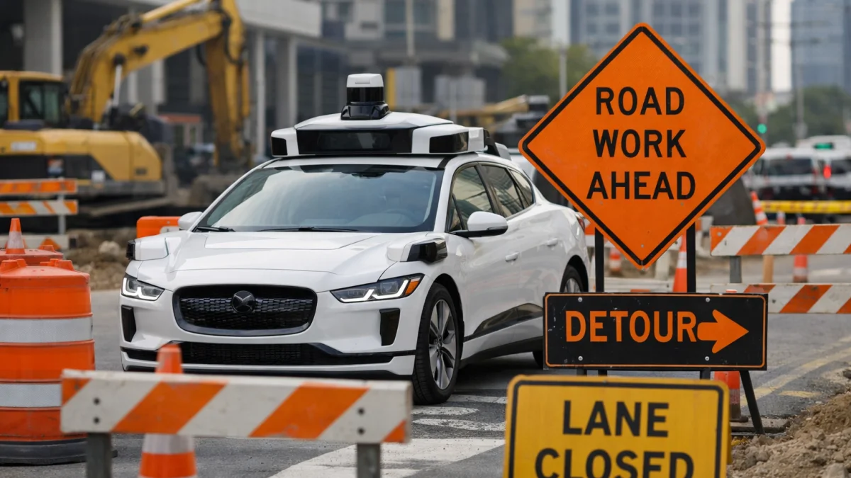 Waymo Recalls Nearly 4,000 Robotaxis Over Construction Zone Incidents