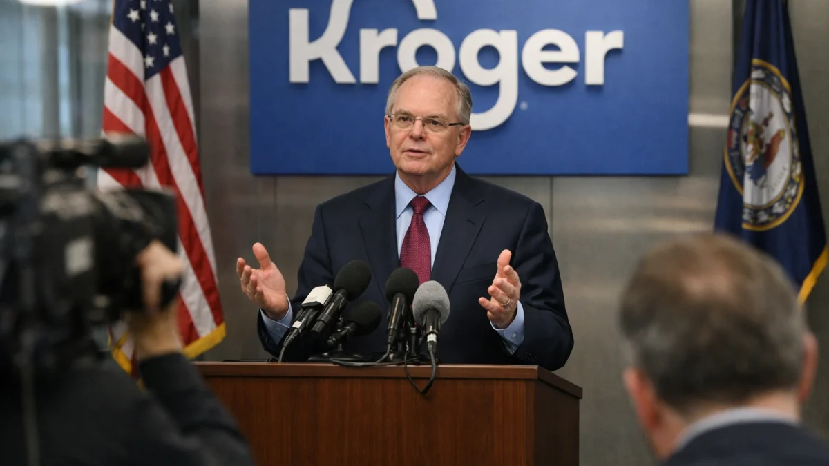 Kroger CEO Highlights Major Challenges Facing Grocery Chain
