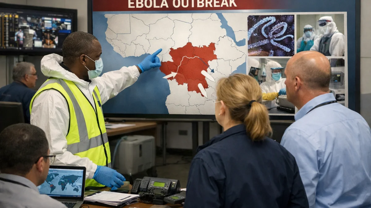Public Health Officials Monitor Potential Spread of Ebola Beyond Congo