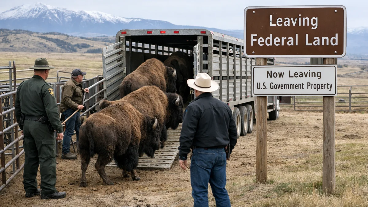 Montana Bison Face Removal From Federal Land After Policy Decision