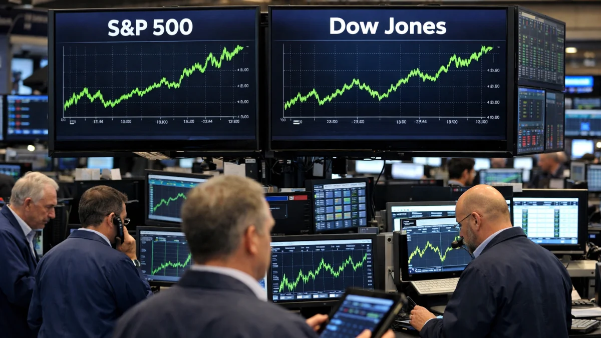 S&P 500 and Dow Post Gains in Recent Trading Session