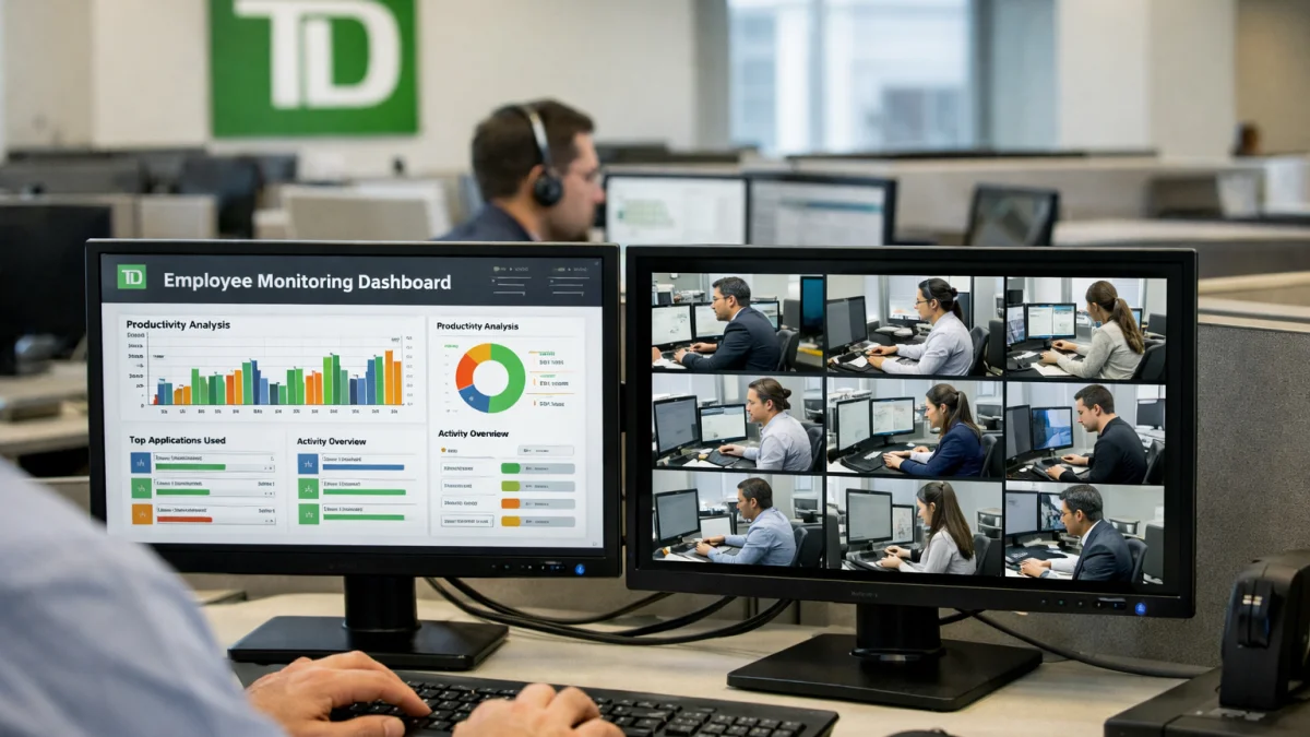 Canadian Bank TD Implements Software to Monitor Employee Work Performance