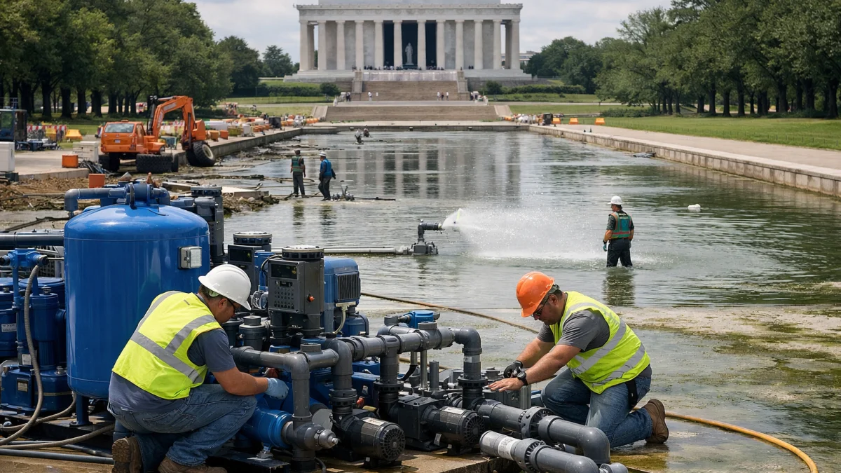 Company Tied to Trump Donor Wins No-Bid Contract for Reflecting Pool Work