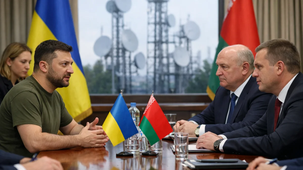 Zelenskyy Urges Belarus to Remove Russian Relay Stations