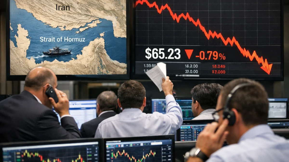 Oil Markets React Sharply to Iran Strait of Hormuz Announcement