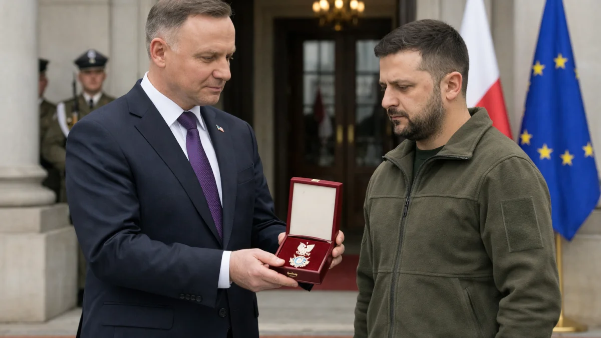 Poland Strips Ukrainian President of Honor Over Military Unit Decision