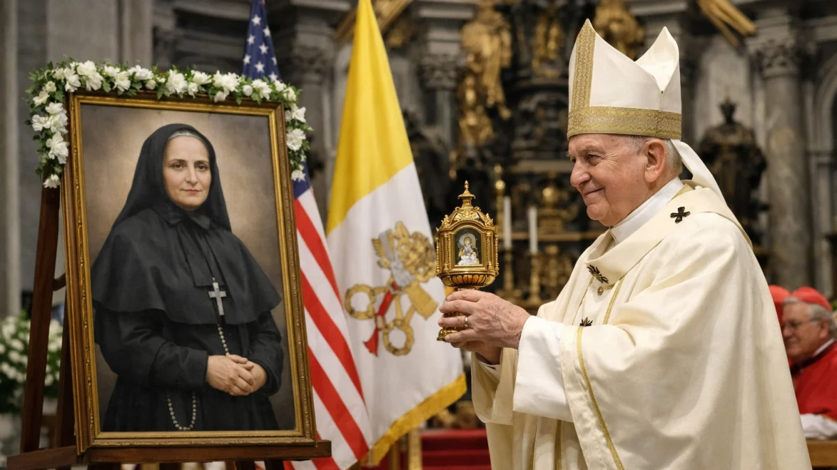 Pope Leo XIV Honors First American Saint for Migrant Advocacy
