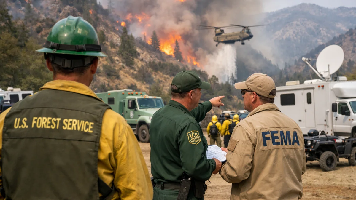 Federal Efforts Combat Wildfires in Challenging Western Terrain