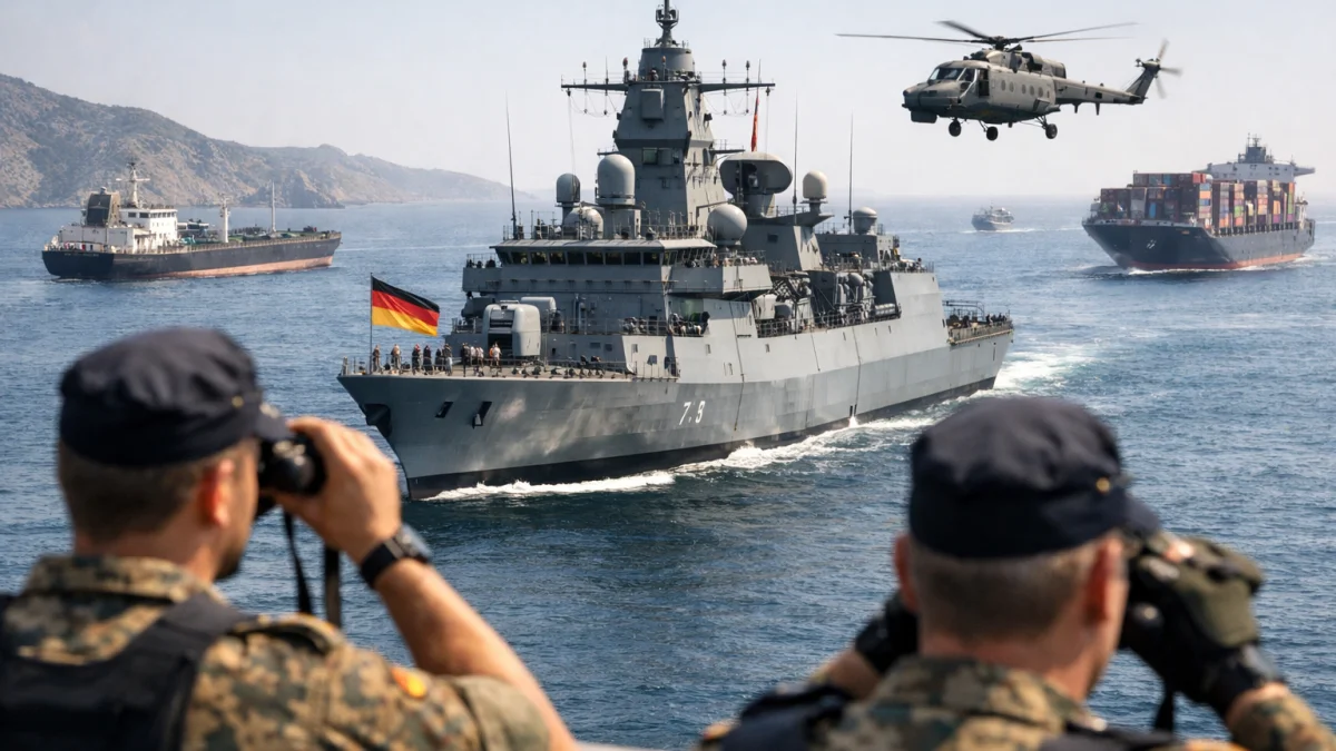Germany Considers Naval Role in Securing Key Maritime Passageways