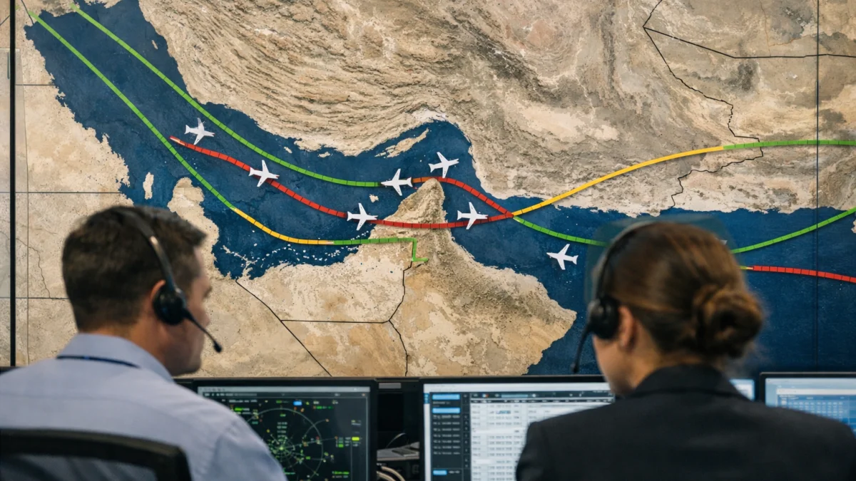 Airlines Adjust Routes to Avoid Potential Hormuz Disruptions