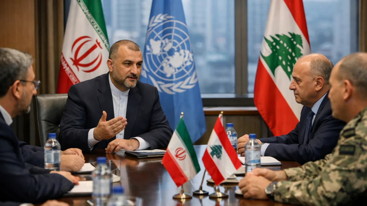 Iran Foreign Minister Cites Major Progress in Lebanon War Ceasefire Efforts