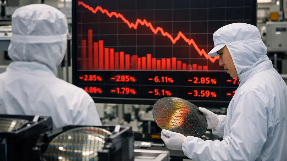 Chipmakers Lead Market Declines in South Korea Sell-Off