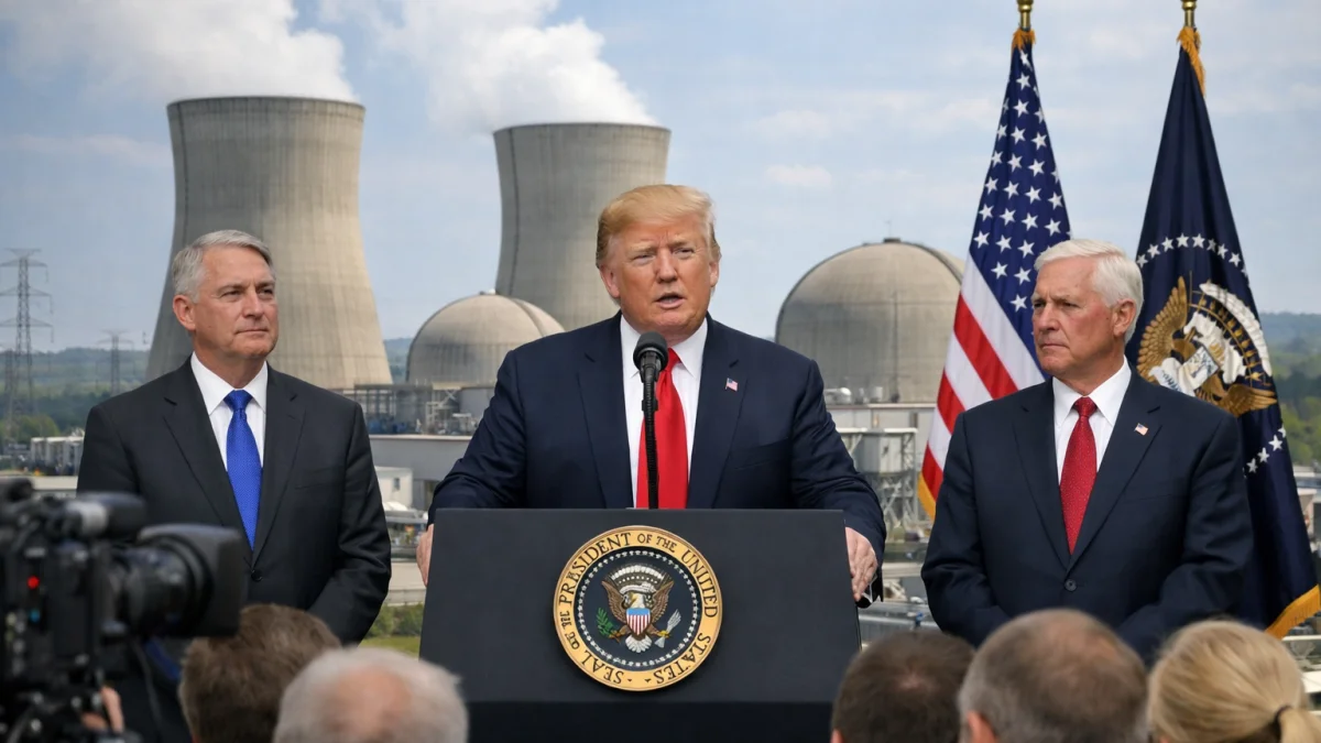 Trump Administration Announces $17.5 Billion in Loans for Ten New Nuclear Reactors