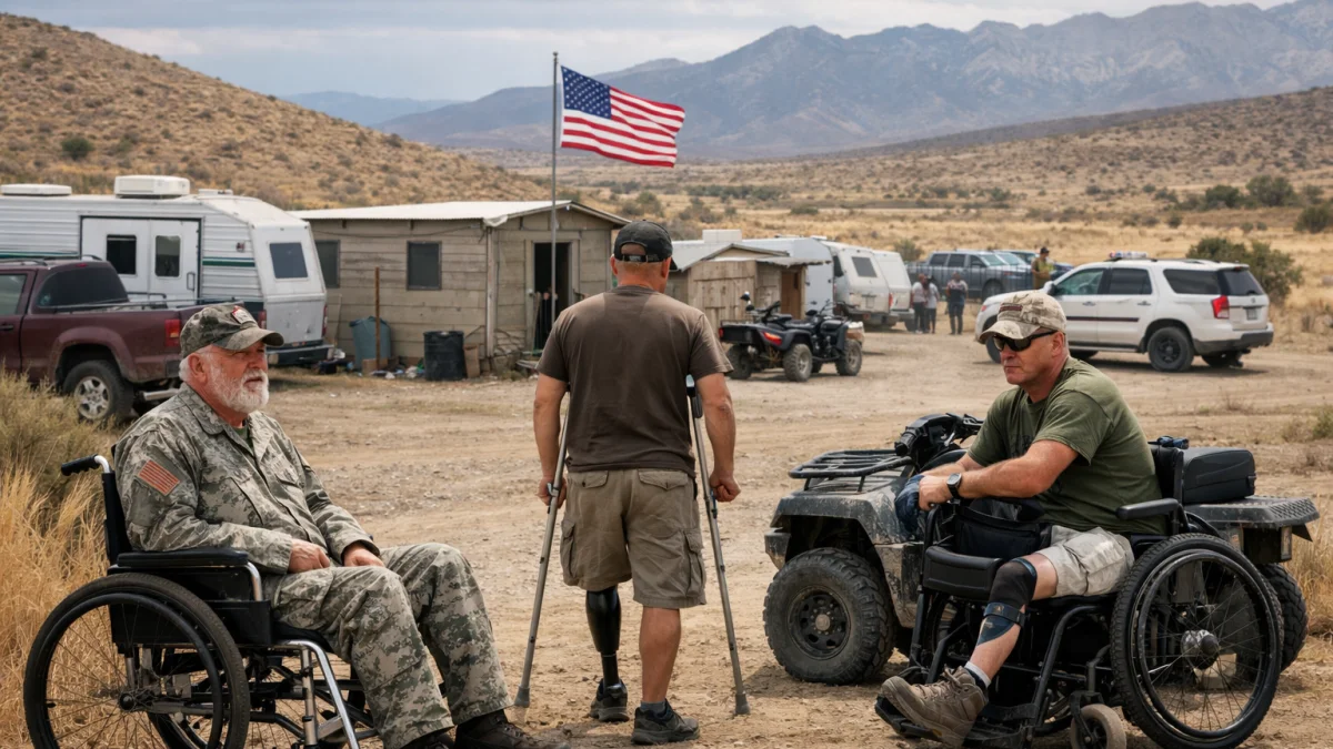 Hundreds of Disabled Veterans Relocate to Remote Area With Limited Law Enforcement