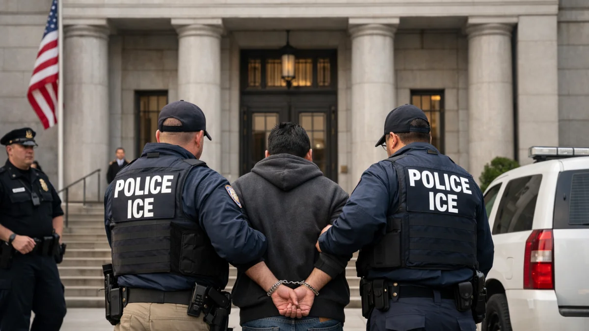 Trump Administration Faces Setback on Courthouse Immigration Arrest Policy