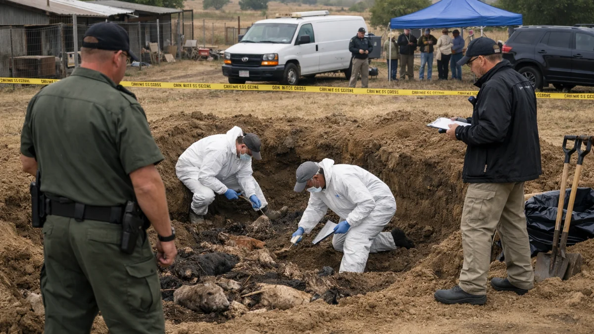 Mass Grave Investigation Underway at Northern California Animal Rescue Facility