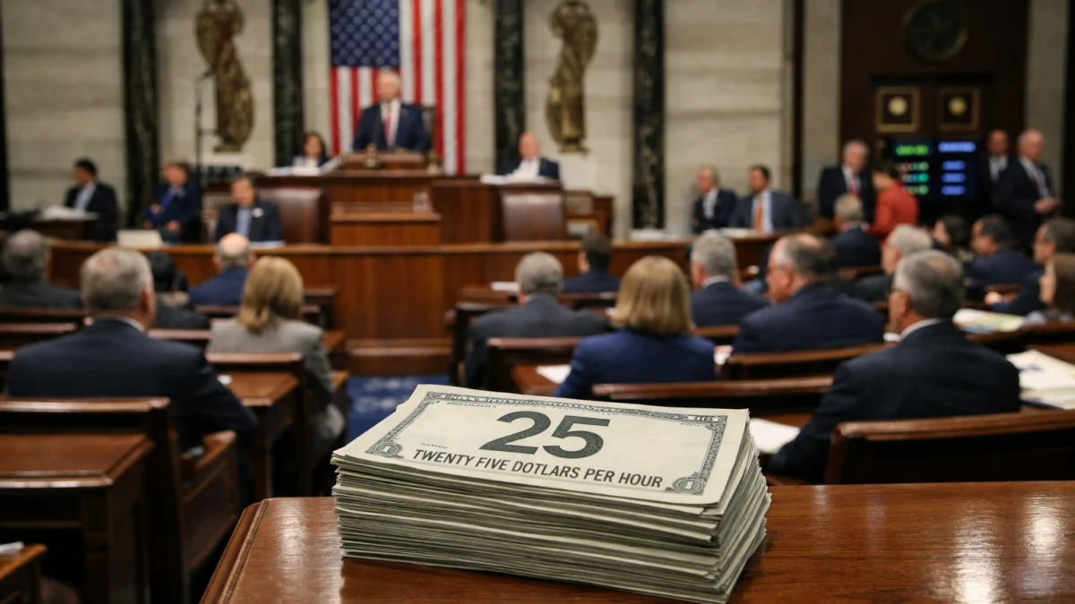 House Passes Bill Raising Federal Minimum Wage to 25 Dollars Per Hour