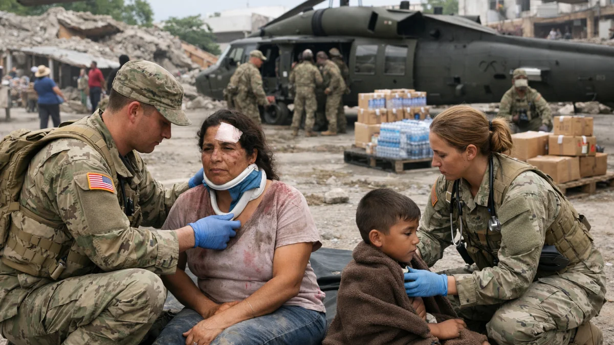 US Military Assists in Humanitarian Efforts Following Venezuela Earthquakes