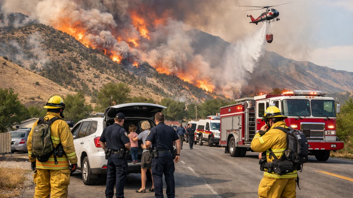 Utah Wildfires Prompt Major Evacuation and Response Operations