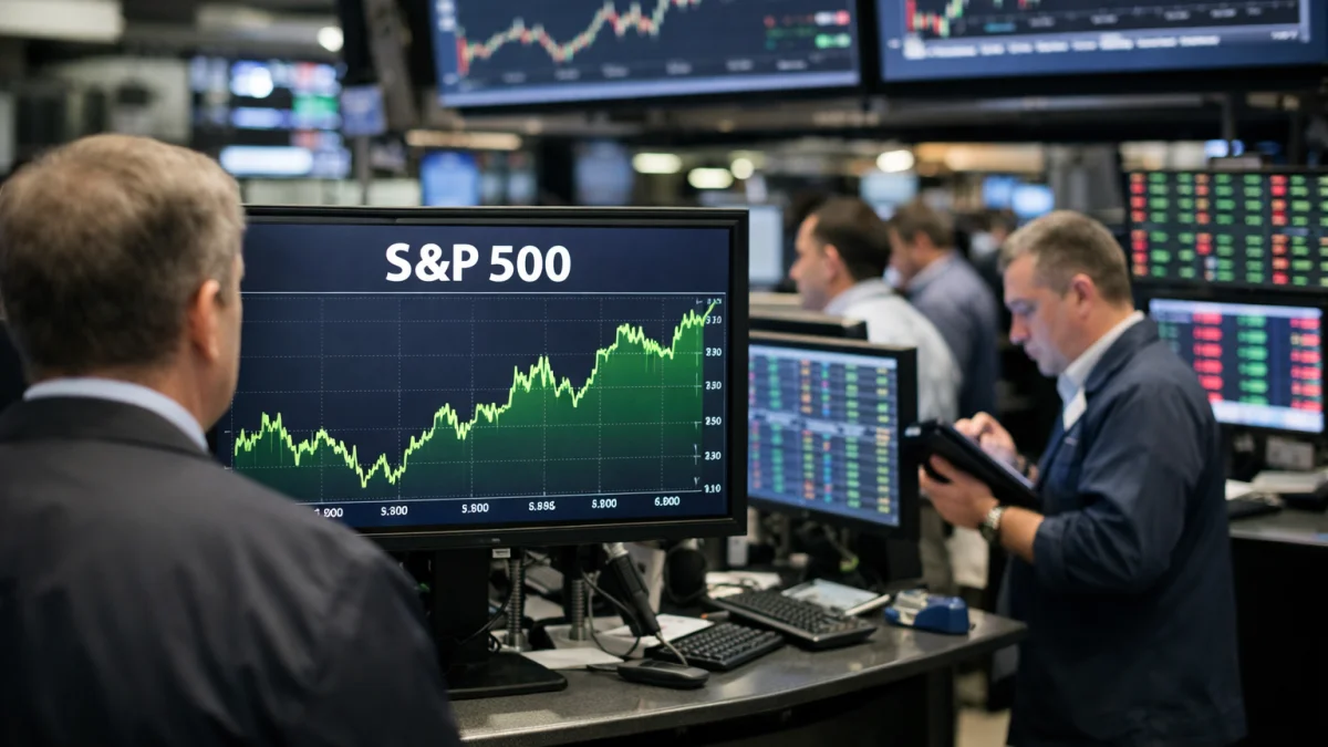 S&P 500 Shows Modest Gains in Volatile Trading Session