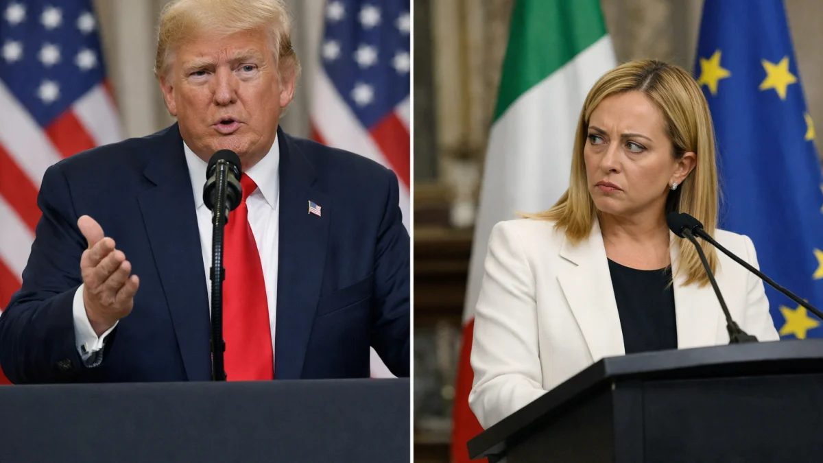 Trump Doubles Down on Feud With Italian Prime Minister Giorgia Meloni
