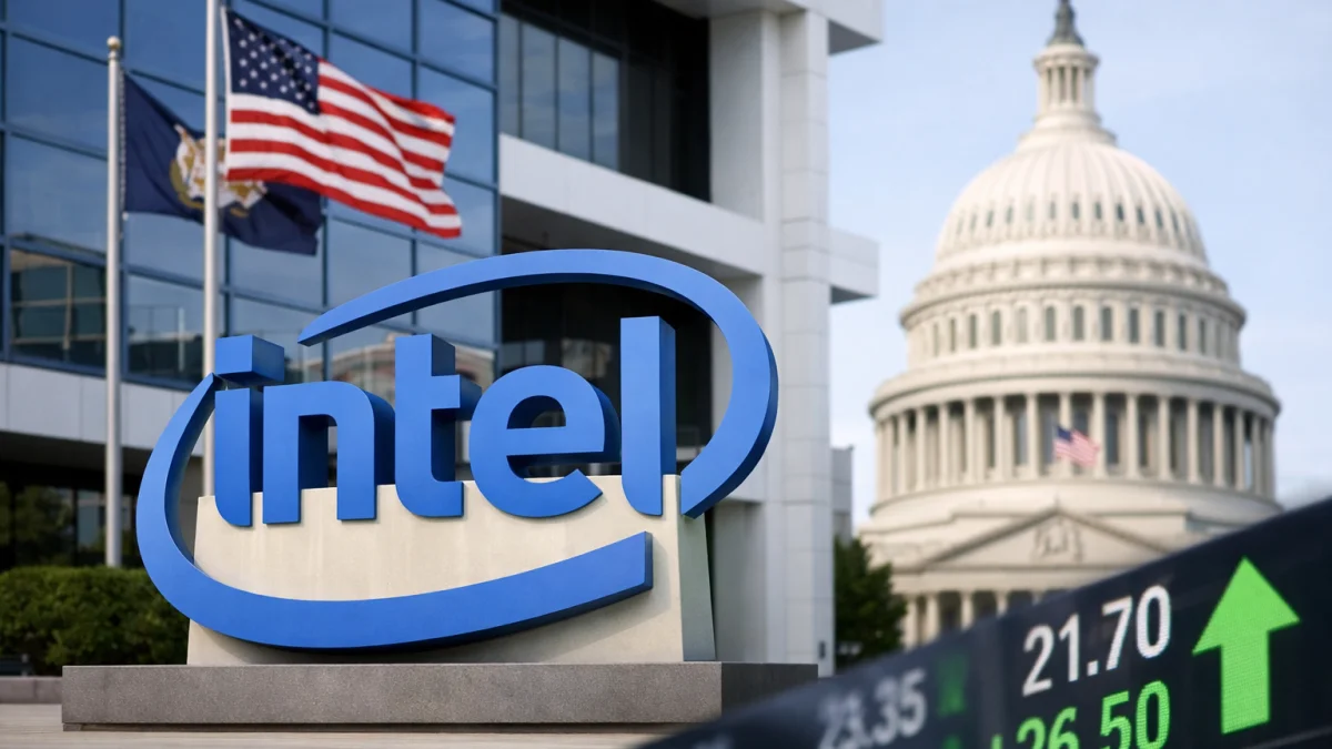Intel Stock Rises Following Reported US Government Investment Stake