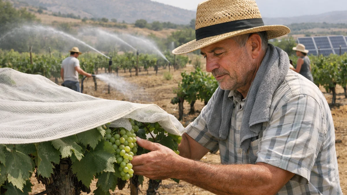 Farmers and Vineyard Owners Adapting to Prolonged Heat in Southern Europe