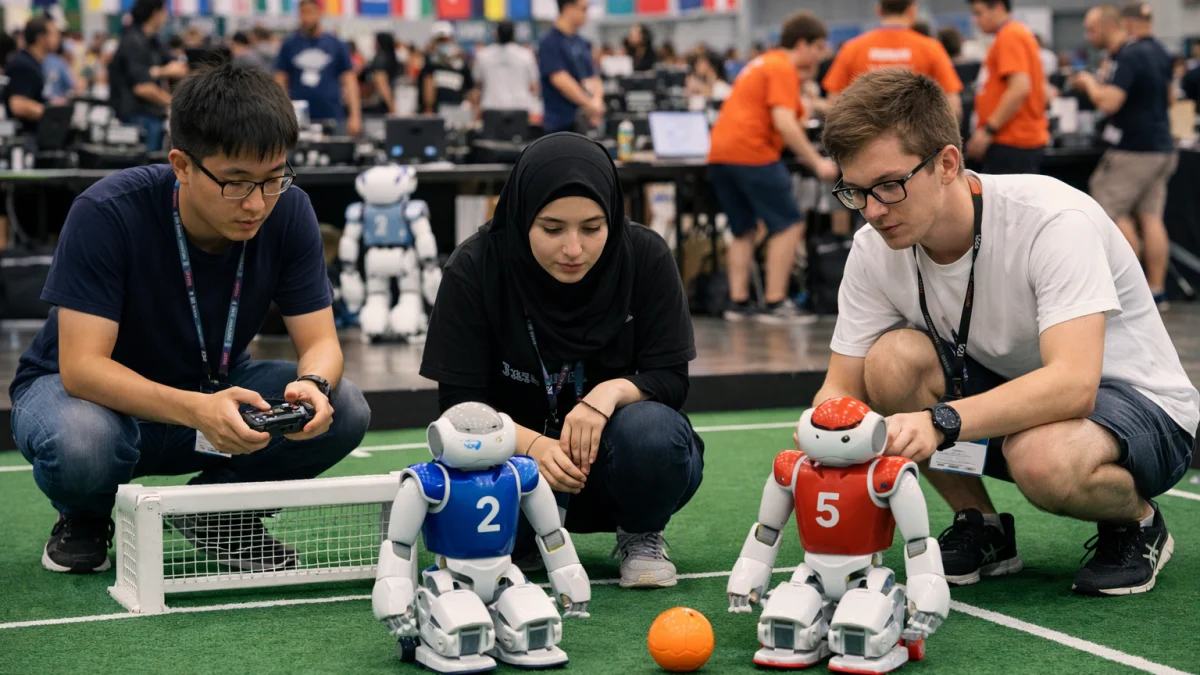 RoboCup Competition Inspires Students to Build the Next Generation of Robots