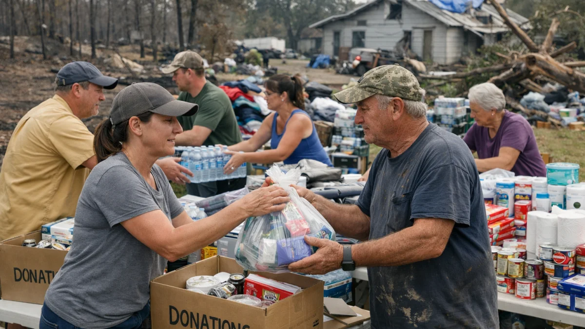 Communities Rally Support for Wildfire and Storm Victims